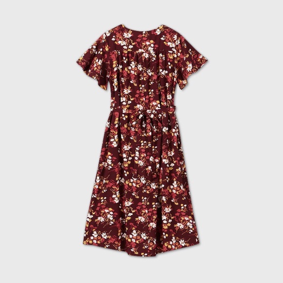 NWT Isabel Maternity Floral Short Sleeve Dress - Picture 2 of 10